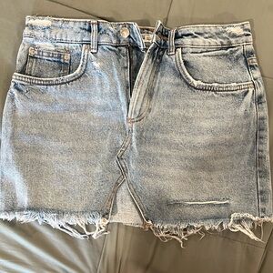 Zara Denim mini skirt